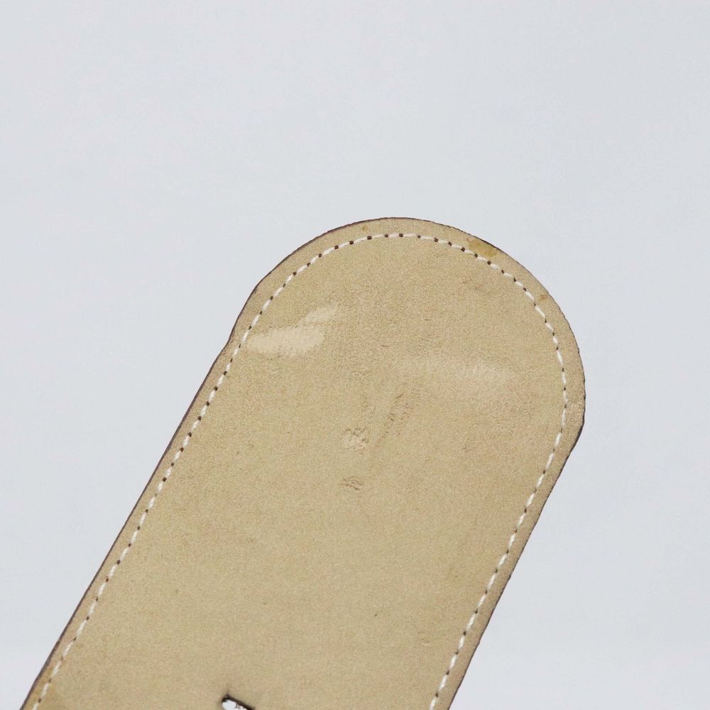 Valerie Stevens Brown Croc Embossed Belt - Picture 7 of 8